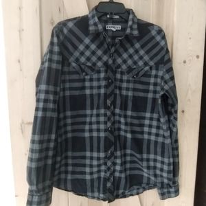 Two Button Up Men's Shirts